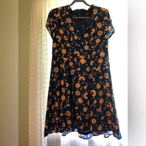 eShakti Floral Dress XL